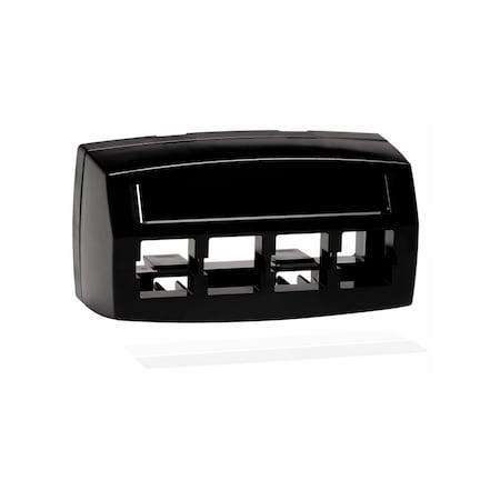 Commscope 4-PORT MODULAR FURNITURE, M14CE-E -003 FACEPLATE 0.08, SNAP, 760118240 M14CEE003FACEPL